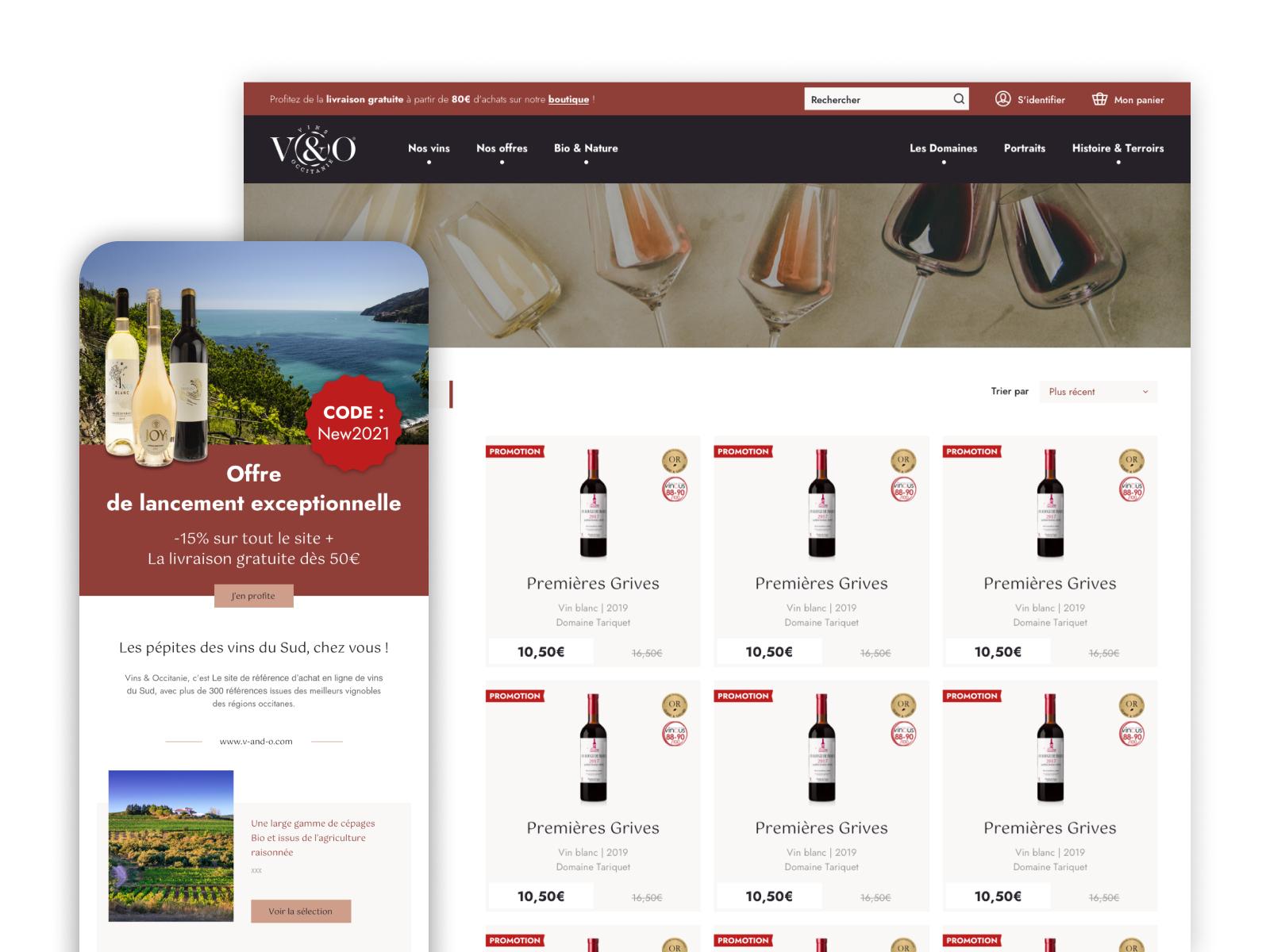 page vins et occitanie