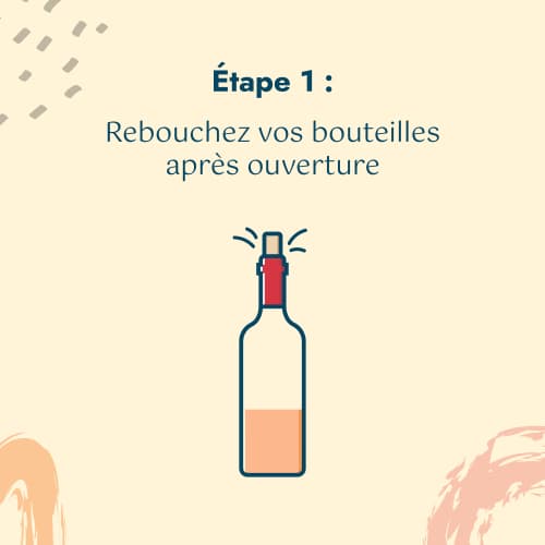 visuel comment conserver un vin ouvert